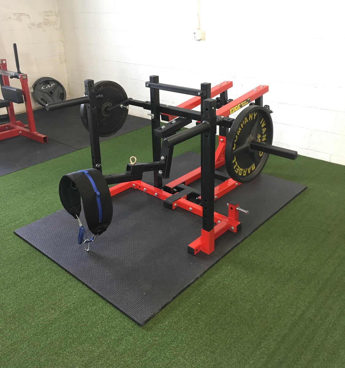 Titan fitness belt squat sales